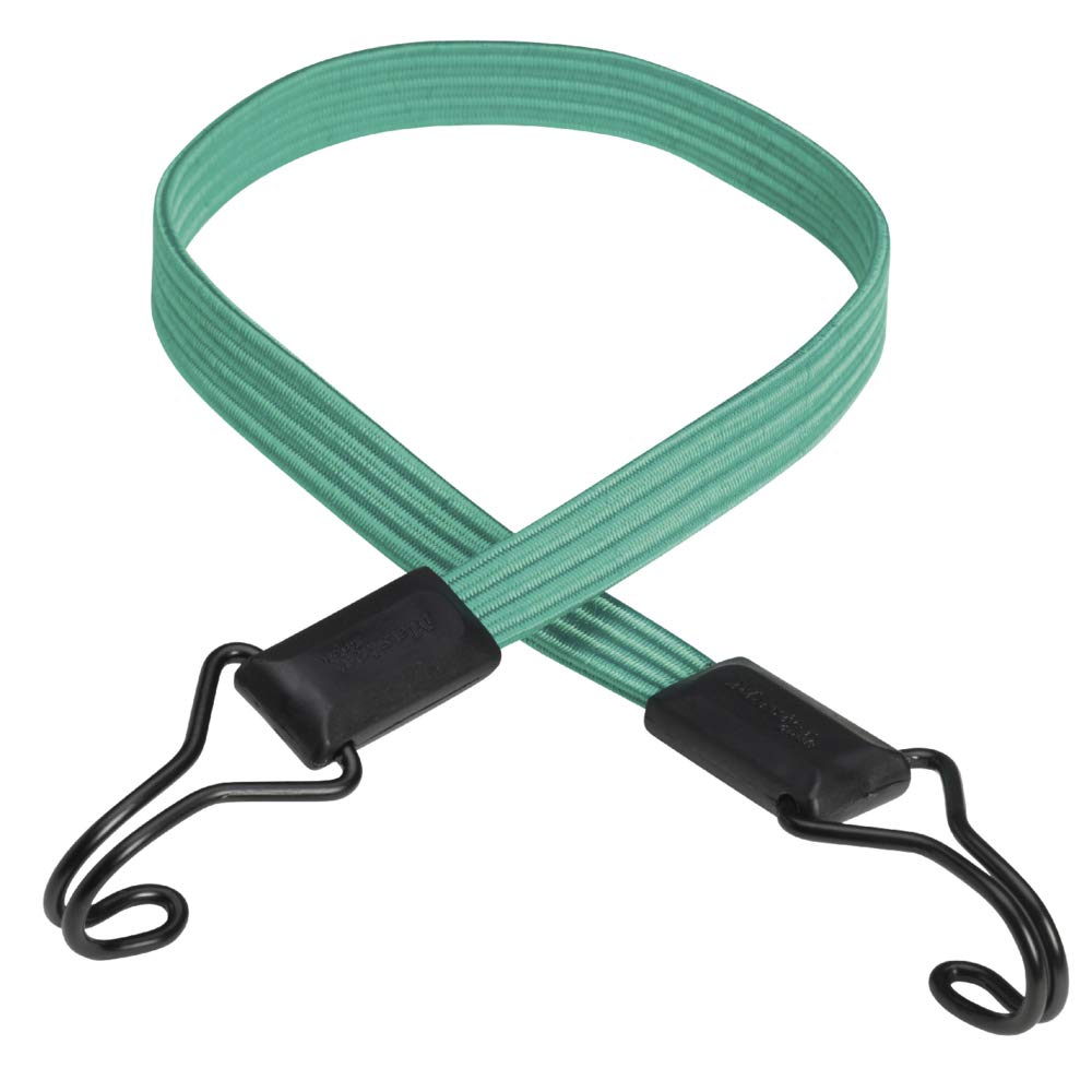 Master Lock Flat Bungee 80cm Green Double Hook MLK3225E