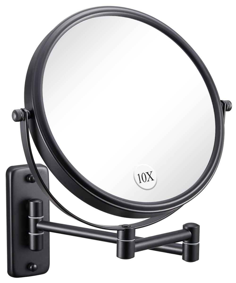 Amazon.com - Wall Mounted Makeup Mirror - 1X/10X Magnifying Mirror for ...