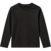 %100 Pamuklu K z ve Erkek Unisex Uzun Kollu Basic Tshirt