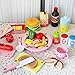 Frühe Kindheit Küchen Spielzeug Abendessen Burger Spielzeug Set Talend Spielzeug Kochen Rollenspiel Spiel Geschenk Pädagogische Kinder Pretend Küche Spielzeug für Kindergarten und Kindergarten Detazhi