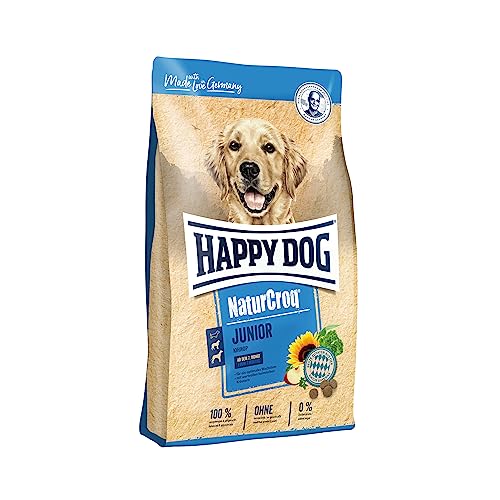 Happy Dog 60668 – NaturCroq Junior – Alleinfutter mit Kräutern für Junghunde ab 7. bis 18. Monate – 4 kg Inhalt Happy Dog 60668 – NaturCroq Junior – Alleinfutter mit Kräutern für Junghunde ab 7. bis 18. Monate – 4 kg Inhalt