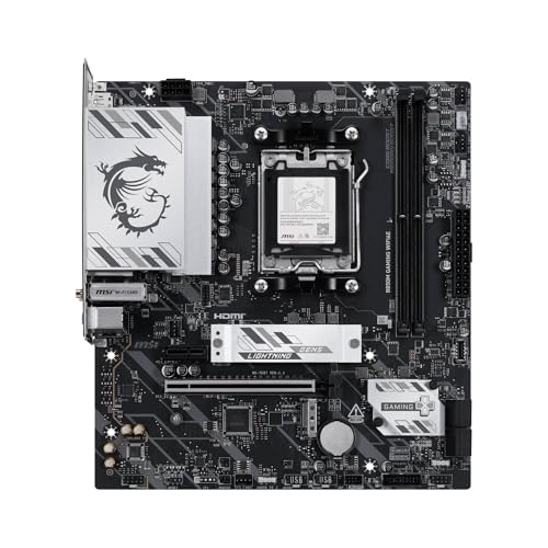 Image of MSI B850M Gaming WIFI6E Motherboard, mATX - Supports AMD Ryzen 9000 /8000 / 7000 Processors, AM5 - DDR5 Memory Boost 8200+ MT /s (OC), PCIe 4.0 x16, M.2 Gen5, Wi-Fi 6E, 2.5G LAN