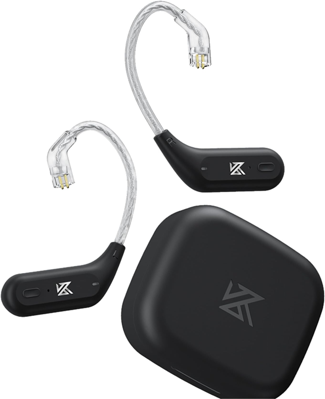 KZ AZ09 Bluetooth 5.2 Upgraded Cable Wireless Adapter Cable cpins for ZSN/ZSN PRO/ZSN PRO-X/ZS10 PRO/ZS10 PRO X/EDX/EDX PRO/AS16/AS16 PRO/PR2/ZEX PRO/AS12/AS24/DQS/C12/C10 /CRA(az09-C, Black)