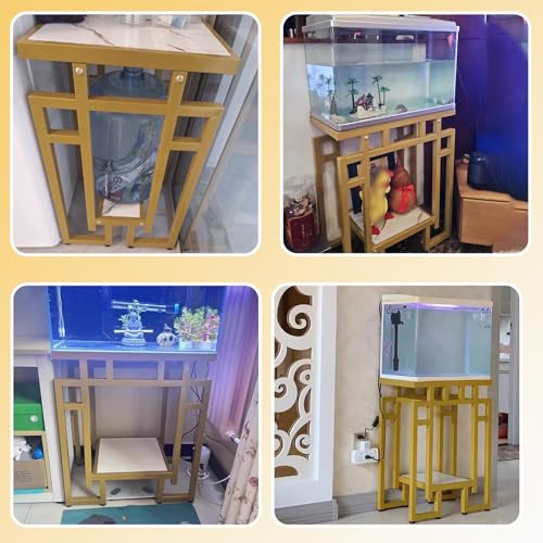 Mueble para acuario antivibración de metal con almacenamiento inferior seguro 3