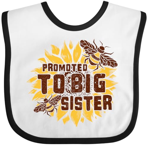 inktastic Promoted To Big Sister Baby Bib