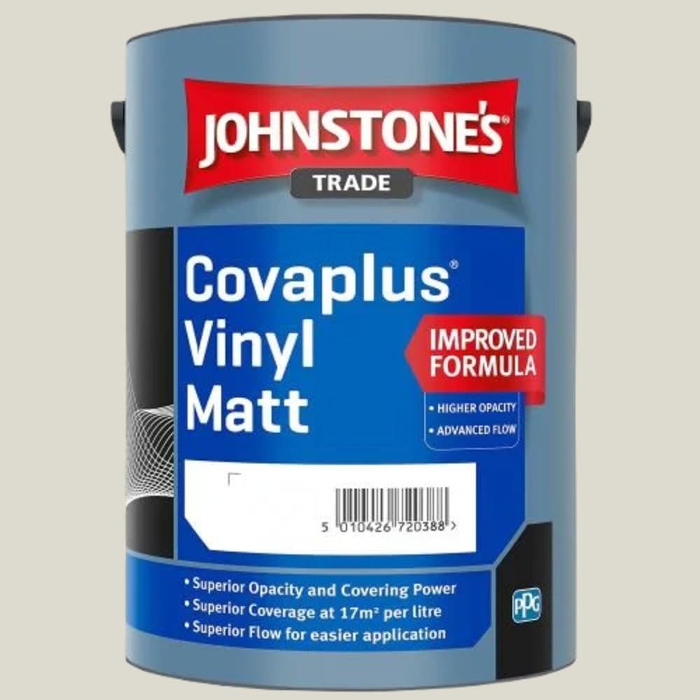 Paint Stop Mixed Colour Johnstones Covaplus Matt Ivory Spray 5L