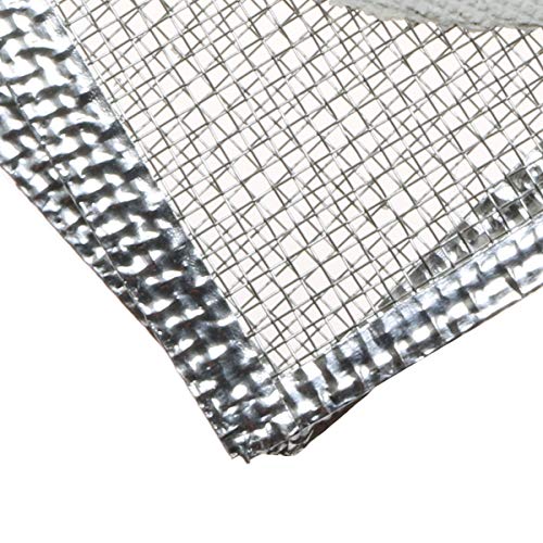 ToToT 2pcs Wire Mesh Heating Homogeneous Chemical Instrument Laboratory Consumables Asbestos Mesh Heat Insulation Network for Alcohol Lamp of High Temperature Resistant Heating Furnace 15x15cm - Thumbnail 2
