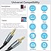 CLAVOOP AUX Cable 10ft, 3.5mm Audio Cable Long Aux Cord Male to Male 10 Feet Auxiliary Headphone Stereo TRS 1/8 Jack Hi-Fi Sound Compatible with Car TV Laptop Smartphone Tablet