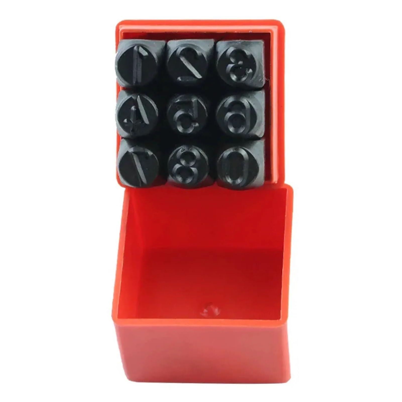 Metal Stamping Tool Set, Number Letter Stamp Set 0-8 A-Z for Metal Leather Craft(8mm Digital Set)