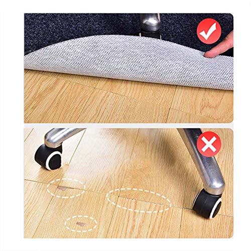 Thicken Round Chair Mat For Low Pile Carpet Floor Protector,Heavy Duty Scratch-Resistant Office Rolling Chair Hardwood Floor Mat,Non Slip Carpet,Easy Glide Wheel Runner Roll Chair Mat #TOP1