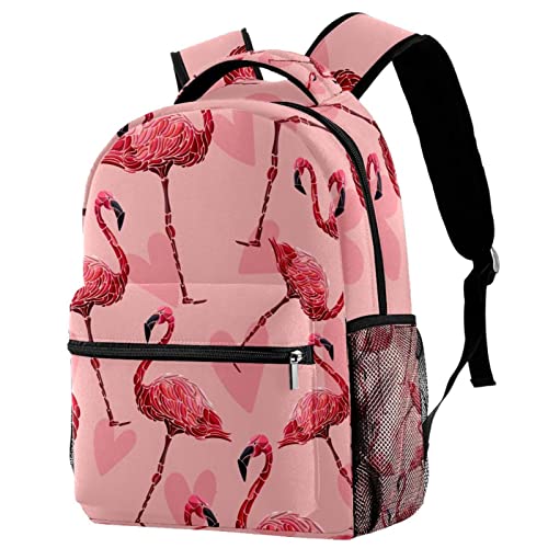 Sac à dos de voyage flamant rose, le complice résistant des sorties scolaires et des vacances