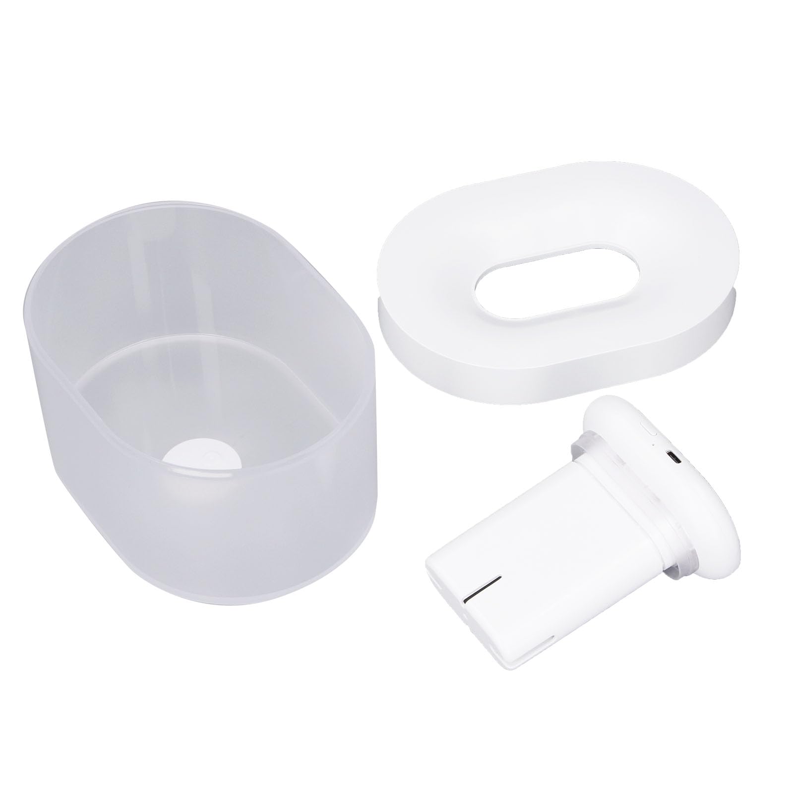 Humidificador de Niebla Fría, Humidificador con Difusor de Aceites Esenciales, Aromaterapia para Viajes en Casa, Oficina, Tanque Grande de 1 Litro, Tiempo de Ejecución de 8 (blanca)