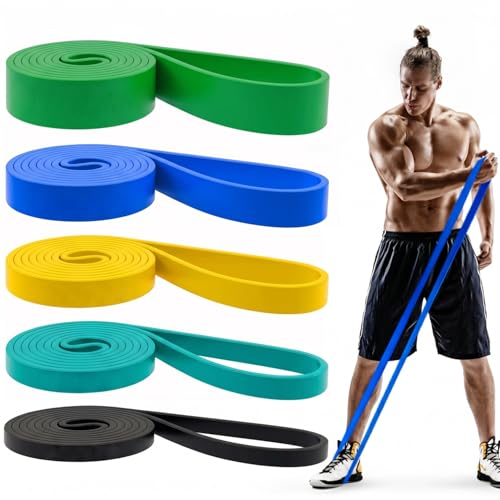 Image of Pull Up Bands, Resistance Bands Set, Exercise Workout Bands for Men & Women, Ideal for Body Stretching, Physical Therapy and Muscle Training
