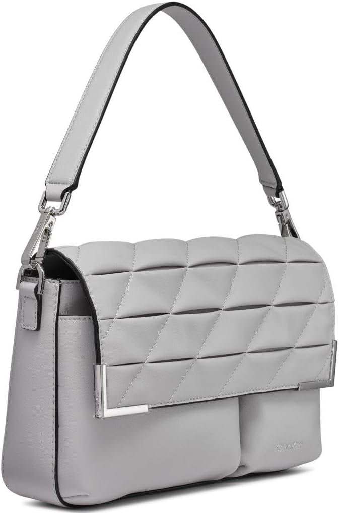 Calvin Klein Women's Mica Organizational Flap Demi Shoulder Bag & Crossbody