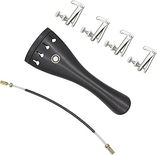 violin accessories Violin Accessories Violin Tailpiece And Tail Rope And 4 Fine-tuners Special For Violin Replacement Parts