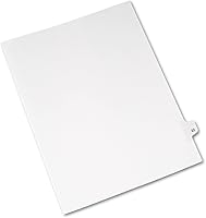 Vista 4 de Avery Divisores legales, títulos de pestañas individuales premium, tamaño carta, pestañas laterales, 22, paquete de 25 (01022)