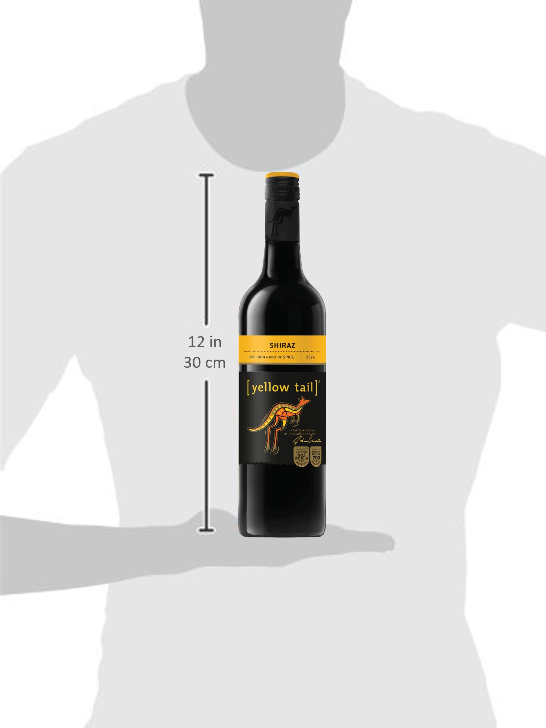 yellow tail Shiraz – Halbtrockener, aromatischer Rotwein aus Australien (6 x 0.75l), 542900-2015, 6 x 0.75 l