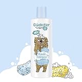 Glückstier Hundeshampoo | parfümfrei | 250 ml | für Welpen und Sensible Hundenasen