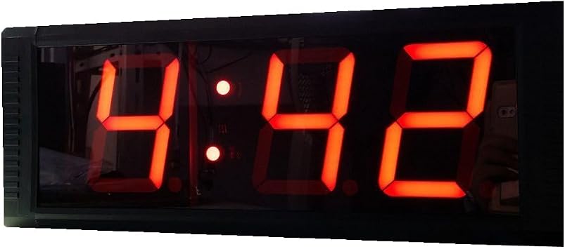 AZOOU 4-Inch LED Countdown/Up Timer Clock with Hours Minutes 3 Digits, Max Count up to 9 Hours 59 Minutes