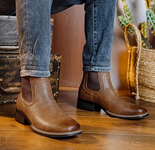 Bottes de cowboy homme confort et résistance exceptionnels