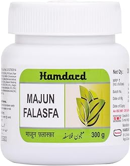 Hamdard Majun Falasfa | 300 gm | Supports Kidney, Bladder and Nerve Health | Helps Soothe Backache, Gout, and Joint Pain | Herbal Remedy | Unani Formulation | Pack of 2
