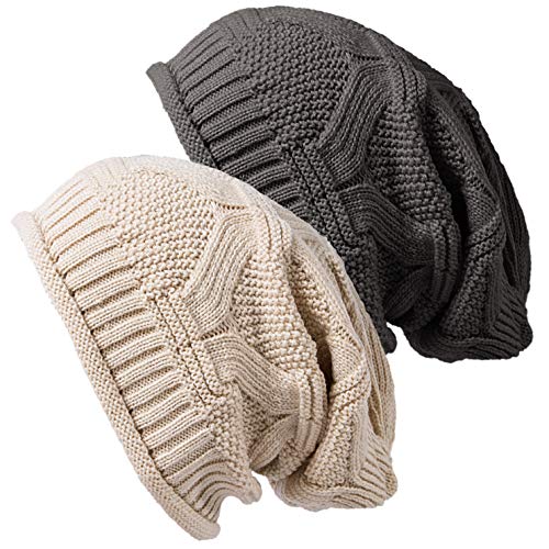 YSense 2 PSC Gorro Invierno Mujer, Gorro Punto Engrosado Termico para Mujer