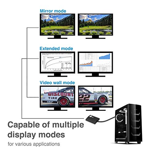 DisplayPort Daisy Chain Hub pour double écran de bureau - 3