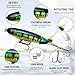 HENGJIA Fishing Lure for Bass, Whopper Lure Plopper Lures Kit for Bass Trout, Topwater Lures with Floating Rotating Tail for Freshwater Saltwater