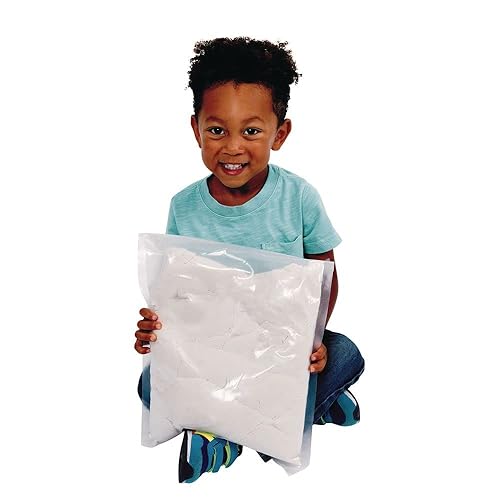 Miniatura 2 de Excellerations Sensory Play Sand, blanca, 10 libras para edades de 3 años en adelante (artículo # WOWWH)