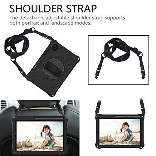 Protège tablette Samsung Galaxy Tab S6 Lite antichoc avec sangle pour éviter les chutes