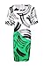 Vince Camuto Women's Short Sleeve Artful Strokes Shift Dress