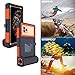 Willbox Professional [15m/50ft] Diving Surfing Swimming Snorkeling Photo Video Waterproof Protective Case Underwater Housing for Galaxy and iPhone Series Smartphones with Lanyard (Orange)