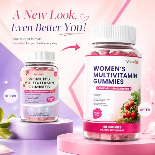 Vccvaa Sugar Free Multivitamin Gummies for Women
