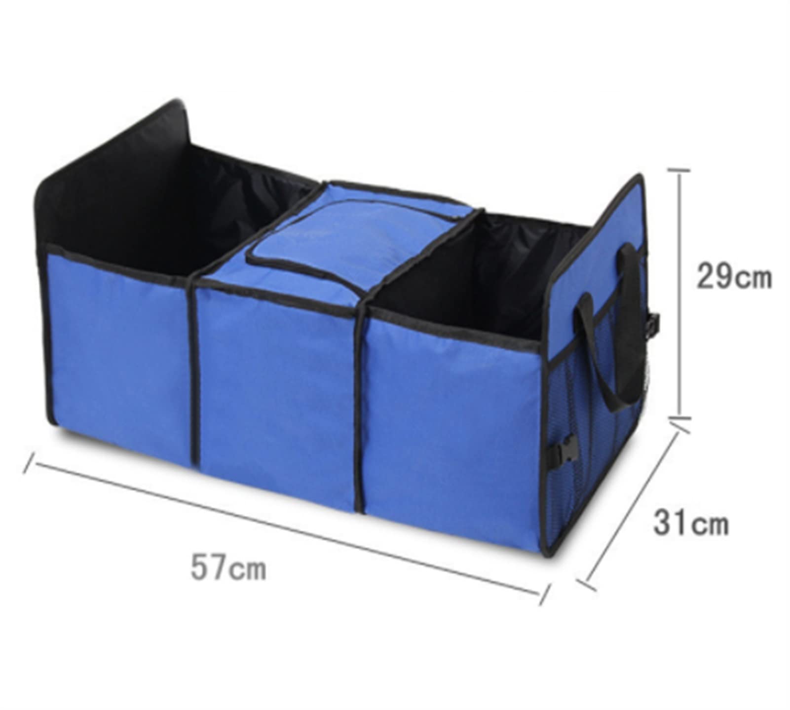 TRUSTTWO Torba do przechowywania samochodów Universal Organizer Trunk Składane Zabawki Żywność Przechowywanie Truck Cargo Container Torby Box Auto Dowing Sprzątanie Nowy The New(Blu)