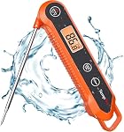TempPro Digital Instant Read Meat Thermometer for Grilling Waterproof Kitchen Food Thermometer with Calibration Backlight Baking Bread Candy Thermometer Cooking Tools Utensils (Previously ThermoPro)