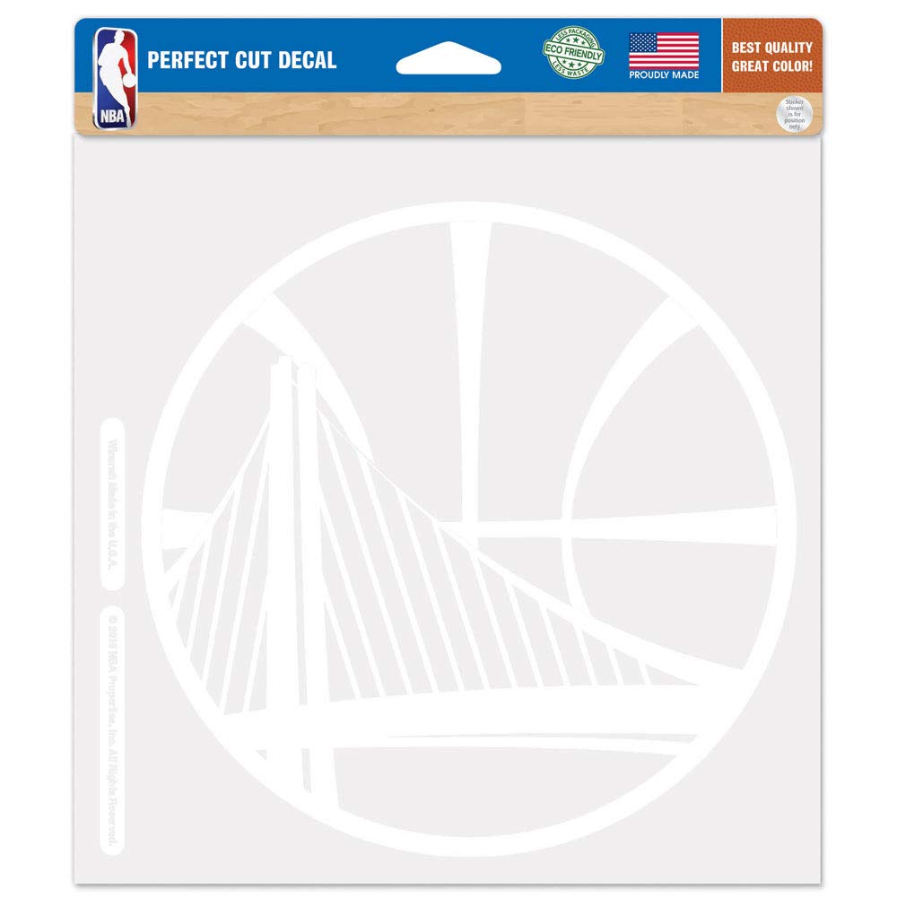 Wincraft NBA Golden State Warriors WCR29734015 Perfect Cut Decals, 8" x 8"
