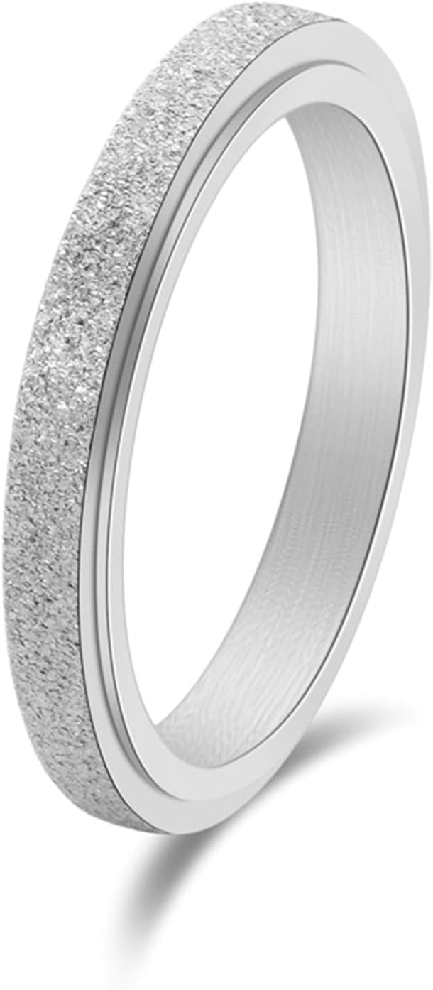 Anello Terapia Beydodo Anello Antistress Con Drago - Argento Sterling 925, Anello Rotante Per Uomo E Donna Anello Fidget - Foto 9