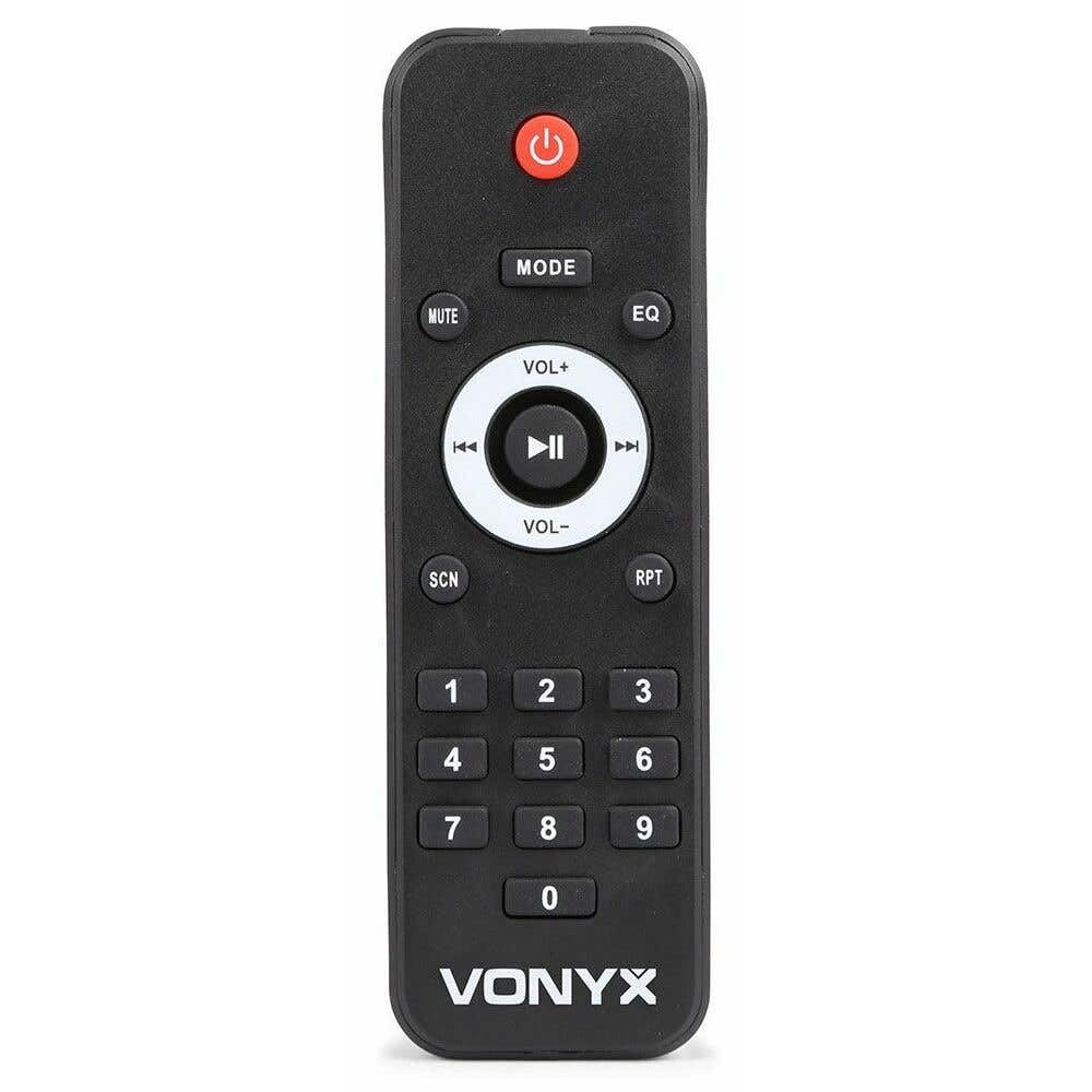 VONYX SPJ-1500ABT - Altoparlante attivo da 800 Watt con Bluetooth, altoparlante amplificato, audio professionale, alloggiamento in ABS solido, altoparlante mobile, woofer da 15 pollici, ingresso linea