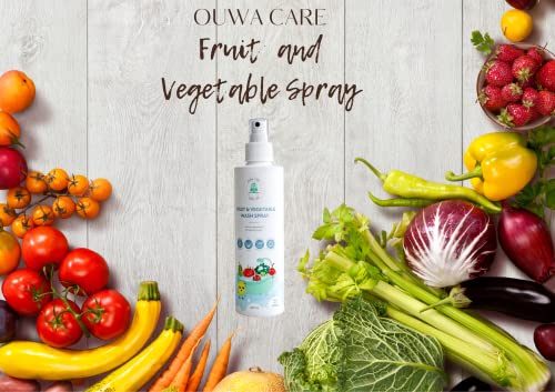 Detergente naturale per frutta e verdura, senza