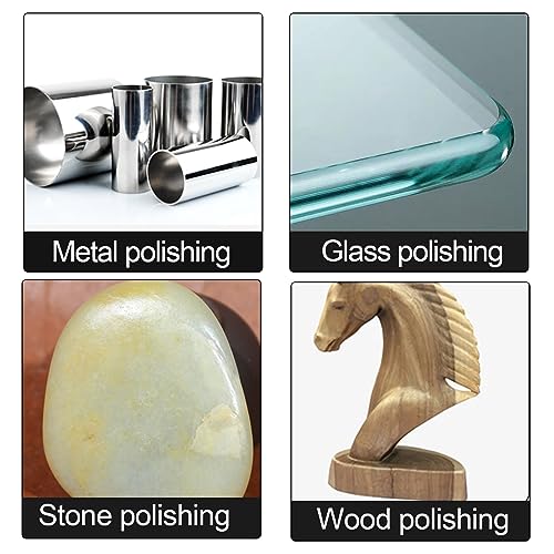 Image of 2 Inch Wool Felt Polishing Pad Buffing Wheel Set,Drill Polishing Kit for Metal Glass Stone (17)