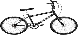 Bicicleta de Passeio Ultra Bikes Esporte Aro 20 Reforçada Freio V-Brake Infantil Juvenil Preto