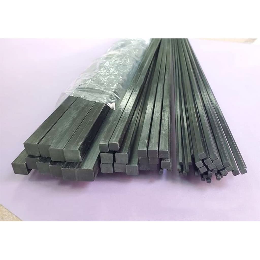 Asta quadrata in fibra di carbonio 1M-1pz(10x10mm)