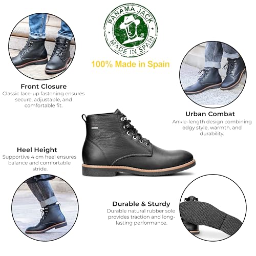 Panama Jack Men's Brown Leather Glasgow GTX C2 Classic Ankle Boots2