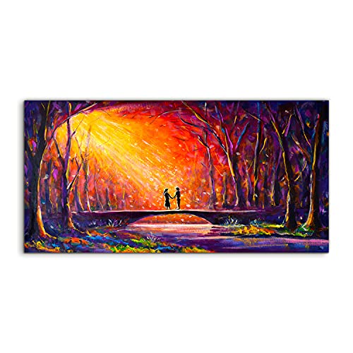 Tableau en verre trempé 120x60cm pour embellir un grand mur vide avec une photo d'art