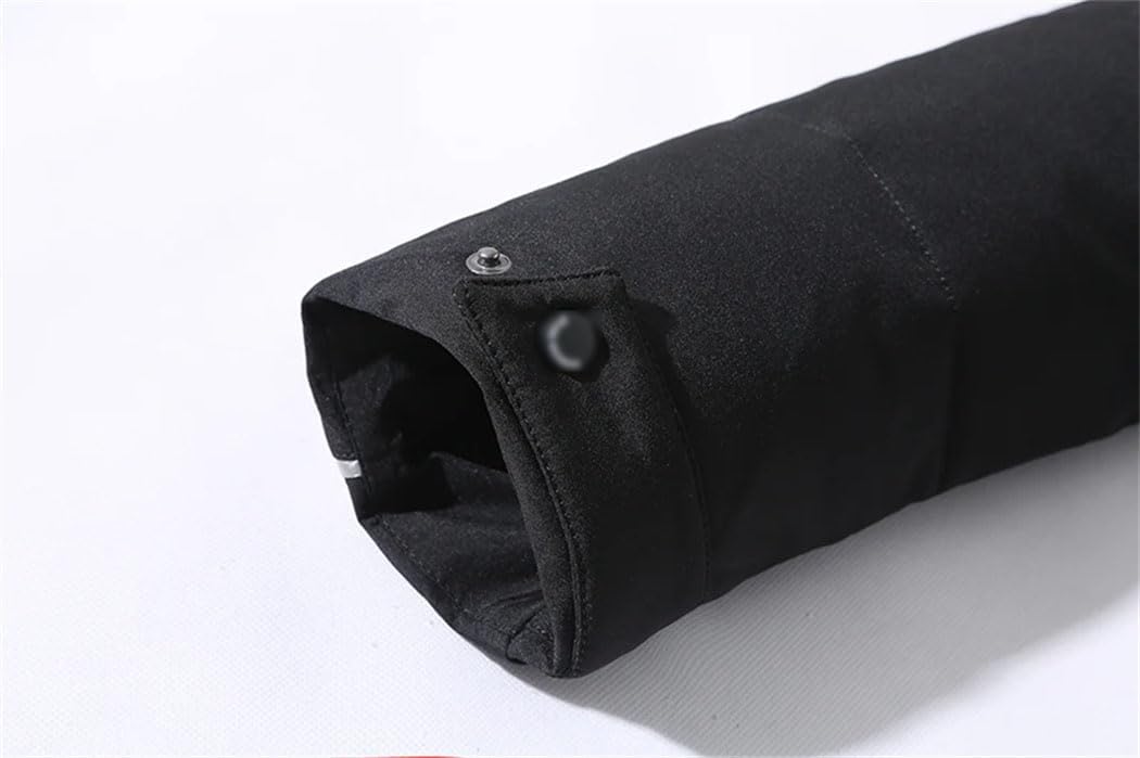 Men's Thick Winter Long White Duck Down Parkas Coats Hooded Warm Windproof Large Size Puffer Jacket