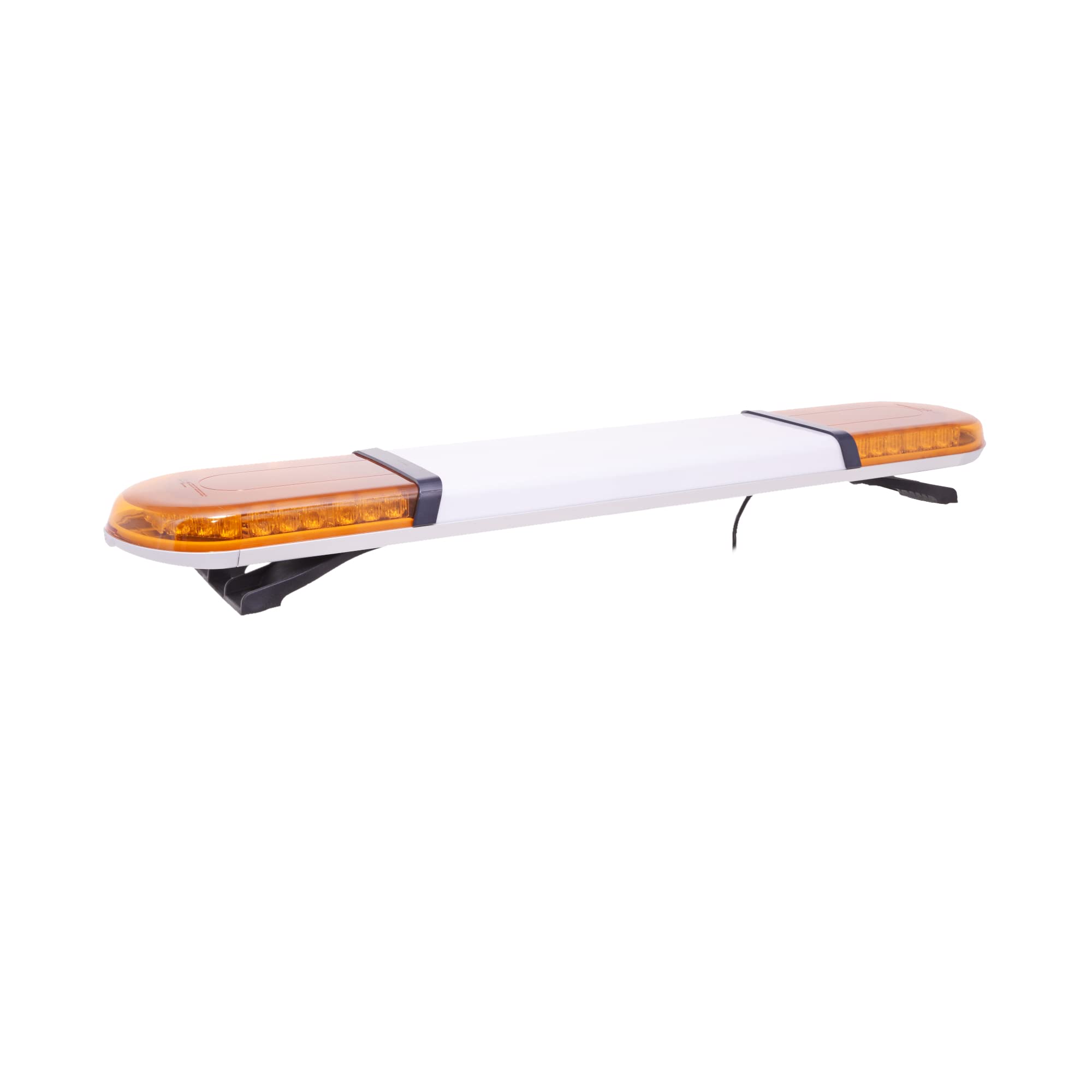 Astero - Barra de advertencia led (119 cm, con parte central), color amarillo