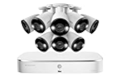 Lorex Fusion 4K 16-Channel (8 Wired + 8 Wi-Fi) 2TB NVR System with 8 Bullet Cameras Featuring Smart Deterrence and 2-Way Audio