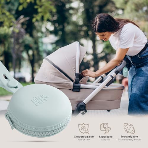 Miniatura 5 de Interbaby - Portachupete Silicona Portachupetes Bebe Cómodo, Higiénico, Unisex Guarda Chupetes Bebe Ajustable, Fácil Sujeción, Con Cremallera, Sin Bpa Azul