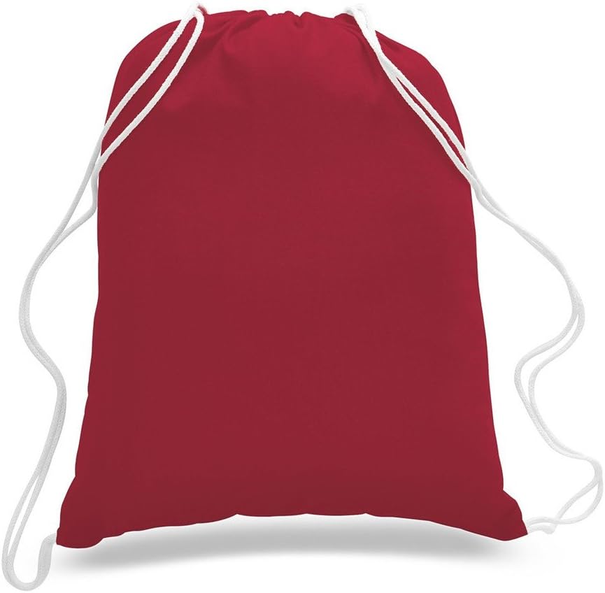 ToteBagFactory Promotional Priced Cotton Drawstring Bags Backpacks Art Craft