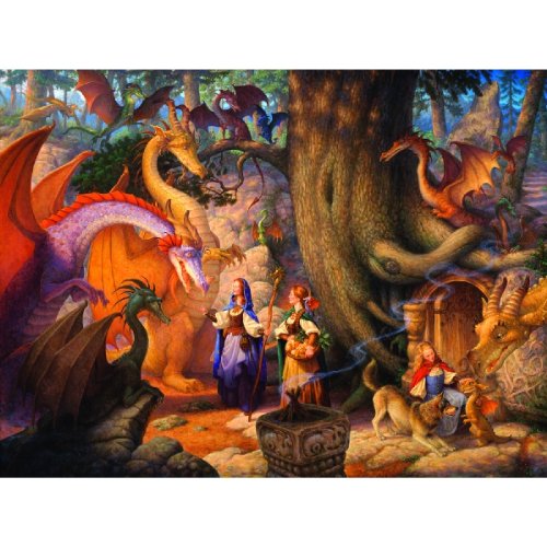 SunsOut - Scott Gustafson - Confabulation of Dragons - Jigsaw Puzzle - 1000 Pc